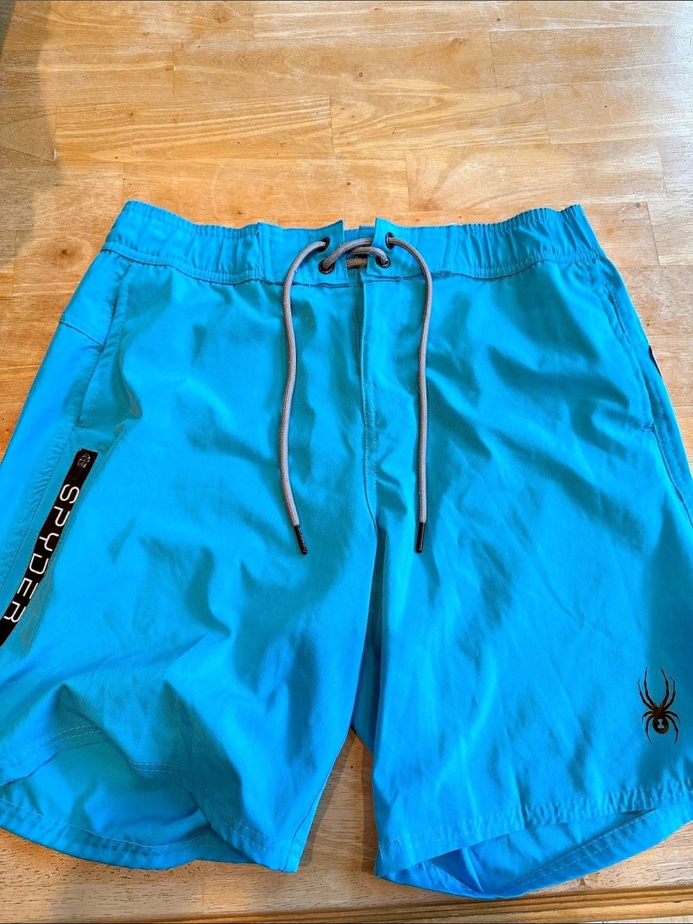 Spyder Swim Surf-Sand-Sun UV Protection Volley Swim Trunks Blue Medium